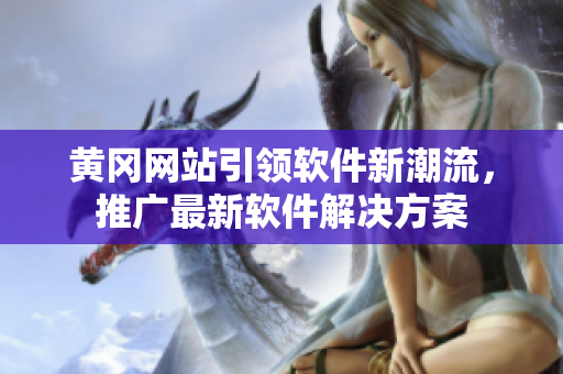 黄冈网站引领软件新潮流，推广最新软件解决方案