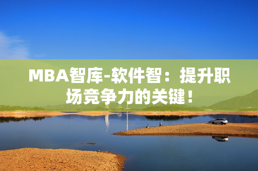 MBA智库-软件智：提升职场竞争力的关键！