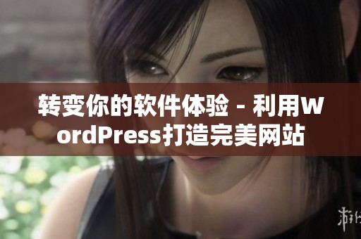 转变你的软件体验 - 利用WordPress打造完美网站