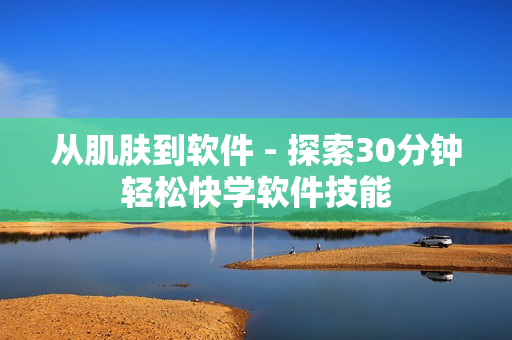 从肌肤到软件 - 探索30分钟轻松快学软件技能