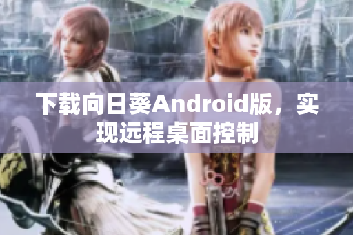 下载向日葵Android版，实现远程桌面控制