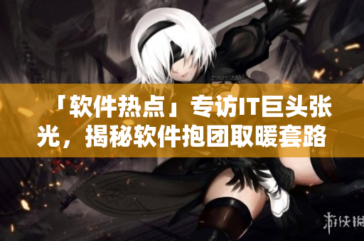 「软件热点」专访IT巨头张光，揭秘软件抱团取暖套路