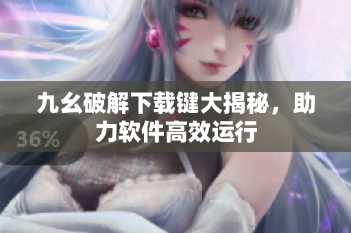 九幺破解下载键大揭秘，助力软件高效运行