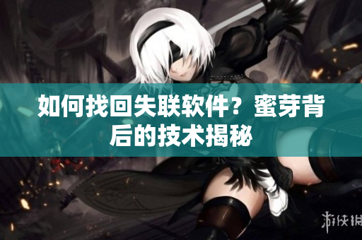 如何找回失联软件？蜜芽背后的技术揭秘