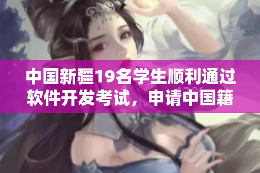 中国新疆19名学生顺利通过软件开发考试，申请中国籍