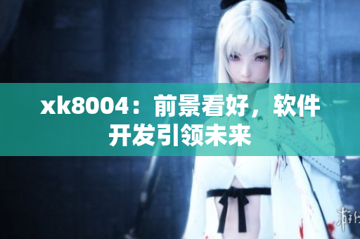 xk8004：前景看好，软件开发引领未来
