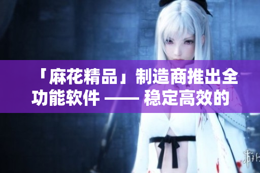 「麻花精品」制造商推出全功能软件 —— 稳定高效的办公利器