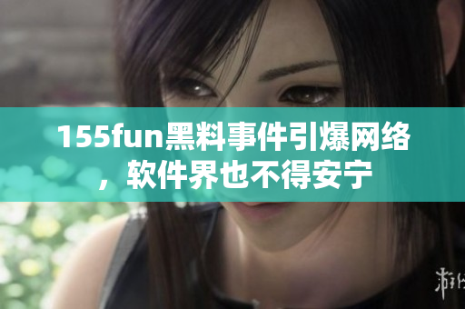 155fun黑料事件引爆网络，软件界也不得安宁