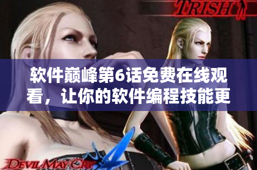 软件巅峰第6话免费在线观看，让你的软件编程技能更上一层楼！