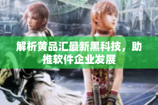解析黄品汇最新黑科技，助推软件企业发展