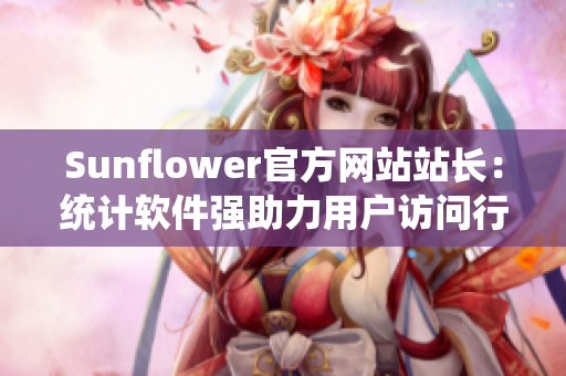 Sunflower官方网站站长：统计软件强助力用户访问行为分析