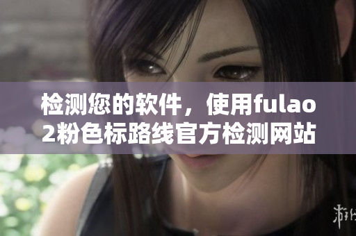 检测您的软件，使用fulao2粉色标路线官方检测网站