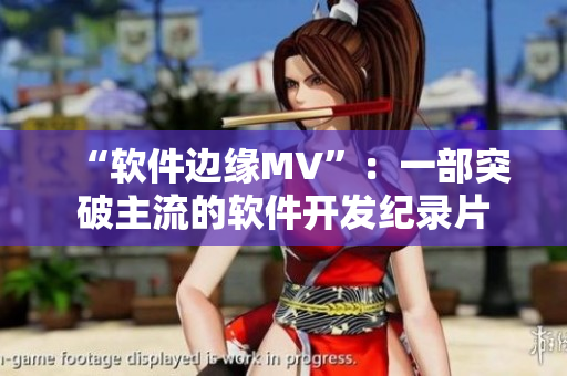 “软件边缘MV”：一部突破主流的软件开发纪录片