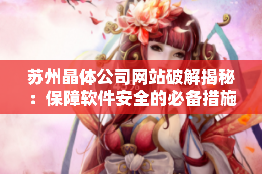 苏州晶体公司网站破解揭秘：保障软件安全的必备措施