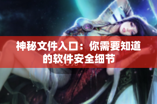 神秘文件入口：你需要知道的软件安全细节