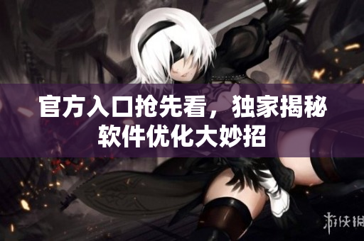 官方入口抢先看，独家揭秘软件优化大妙招