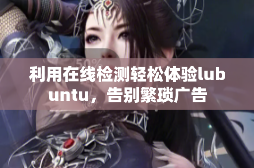 利用在线检测轻松体验lubuntu，告别繁琐广告