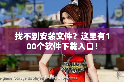 找不到安装文件？这里有100个软件下载入口！