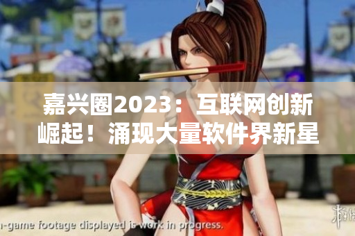 嘉兴圈2023：互联网创新崛起！涌现大量软件界新星