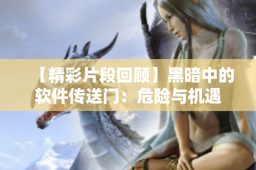 【精彩片段回顾】黑暗中的软件传送门：危险与机遇