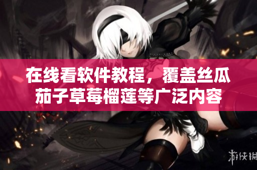 在线看软件教程，覆盖丝瓜茄子草莓榴莲等广泛内容