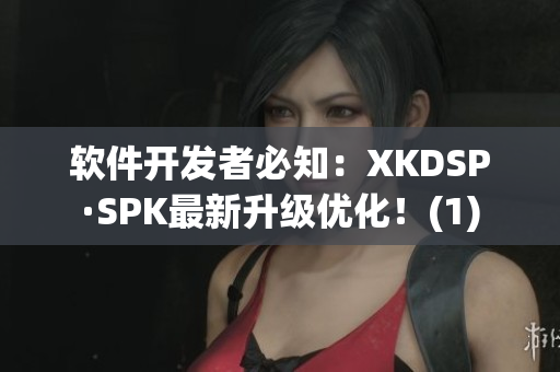 软件开发者必知：XKDSP·SPK最新升级优化！(1)