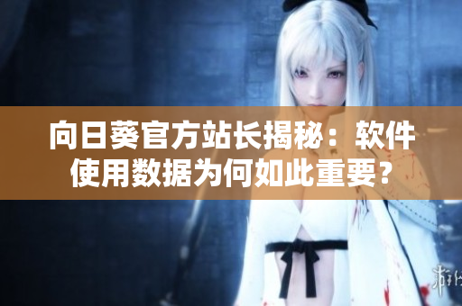 向日葵官方站长揭秘：软件使用数据为何如此重要？