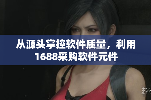 从源头掌控软件质量，利用1688采购软件元件