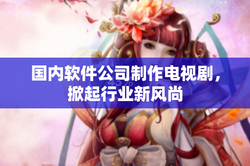 国内软件公司制作电视剧，掀起行业新风尚