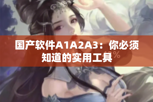 国产软件A1A2A3：你必须知道的实用工具