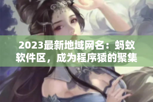 2023最新地域网名：蚂蚁软件区，成为程序猿的聚集地。
