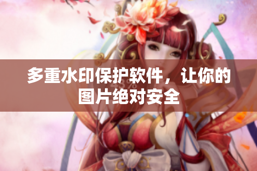 多重水印保护软件，让你的图片绝对安全