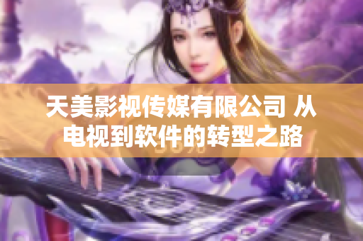 天美影视传媒有限公司 从电视到软件的转型之路