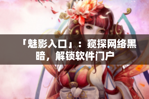 「魅影入口」：窥探网络黑暗，解锁软件门户