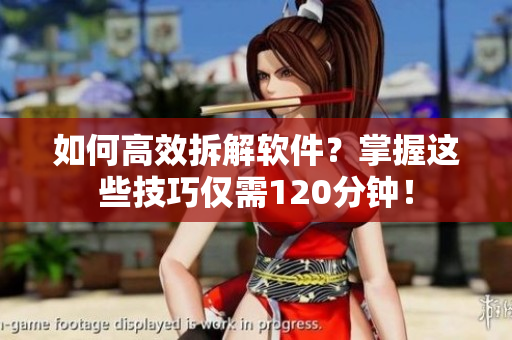 如何高效拆解软件？掌握这些技巧仅需120分钟！