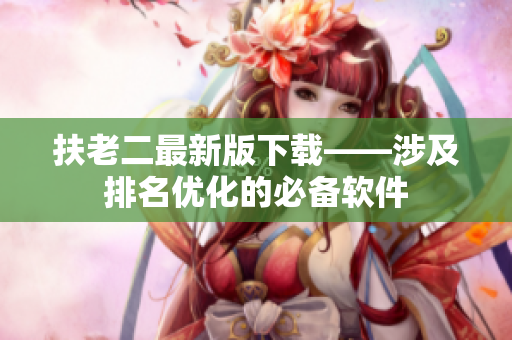扶老二最新版下载——涉及排名优化的必备软件