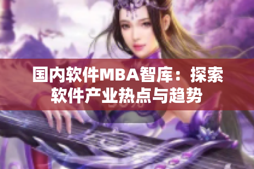 国内软件MBA智库：探索软件产业热点与趋势