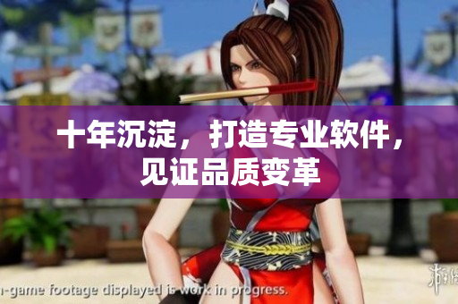 十年沉淀，打造专业软件，见证品质变革