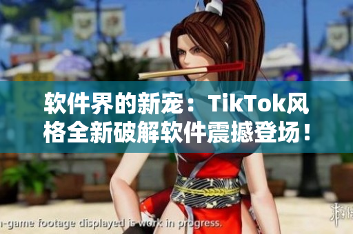 软件界的新宠：TikTok风格全新破解软件震撼登场！