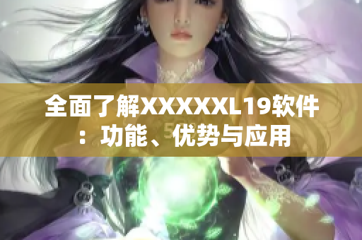 全面了解XXXXXL19软件：功能、优势与应用