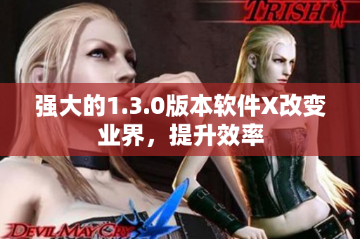 强大的1.3.0版本软件X改变业界，提升效率