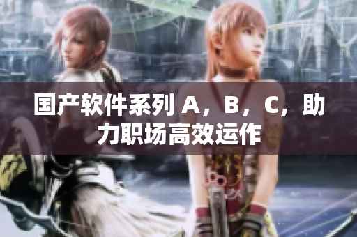 国产软件系列 A，B，C，助力职场高效运作