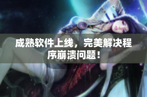 成熟软件上线，完美解决程序崩溃问题！