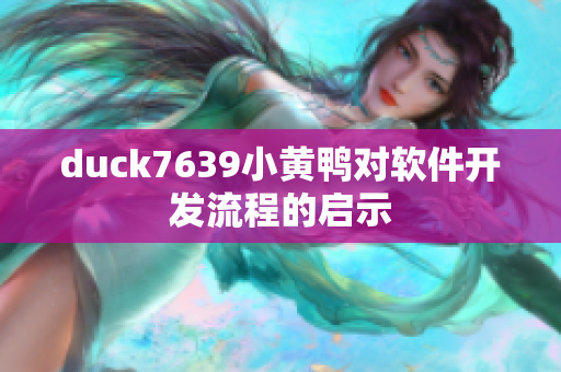 duck7639小黄鸭对软件开发流程的启示