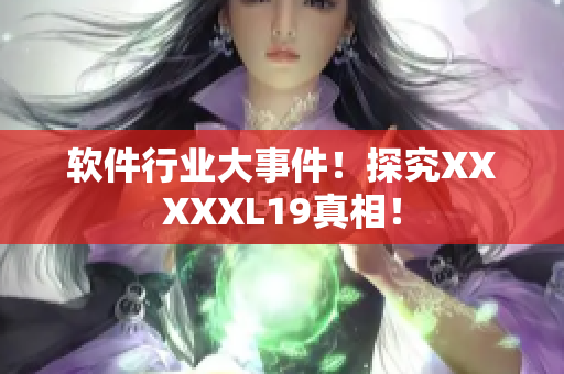 软件行业大事件！探究XXXXXL19真相！