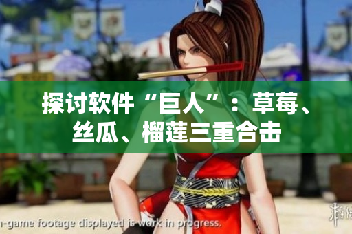 探讨软件“巨人”：草莓、丝瓜、榴莲三重合击