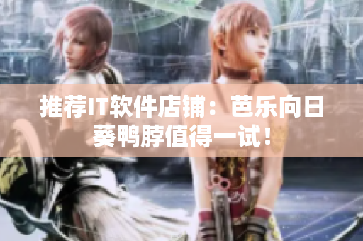 推荐IT软件店铺：芭乐向日葵鸭脖值得一试！
