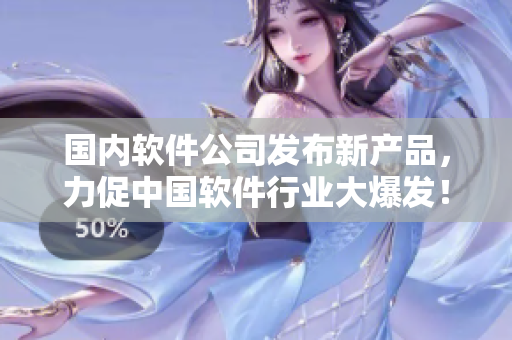国内软件公司发布新产品，力促中国软件行业大爆发！