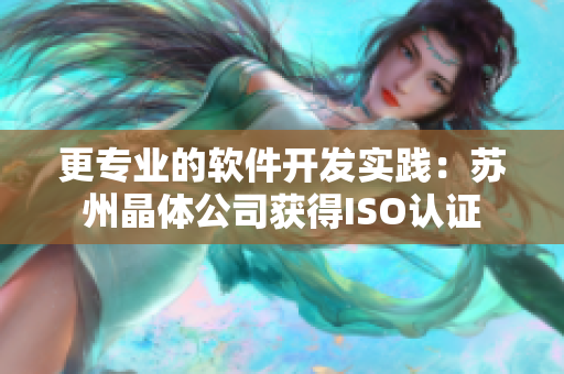 更专业的软件开发实践：苏州晶体公司获得ISO认证