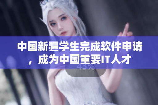 中国新疆学生完成软件申请，成为中国重要IT人才